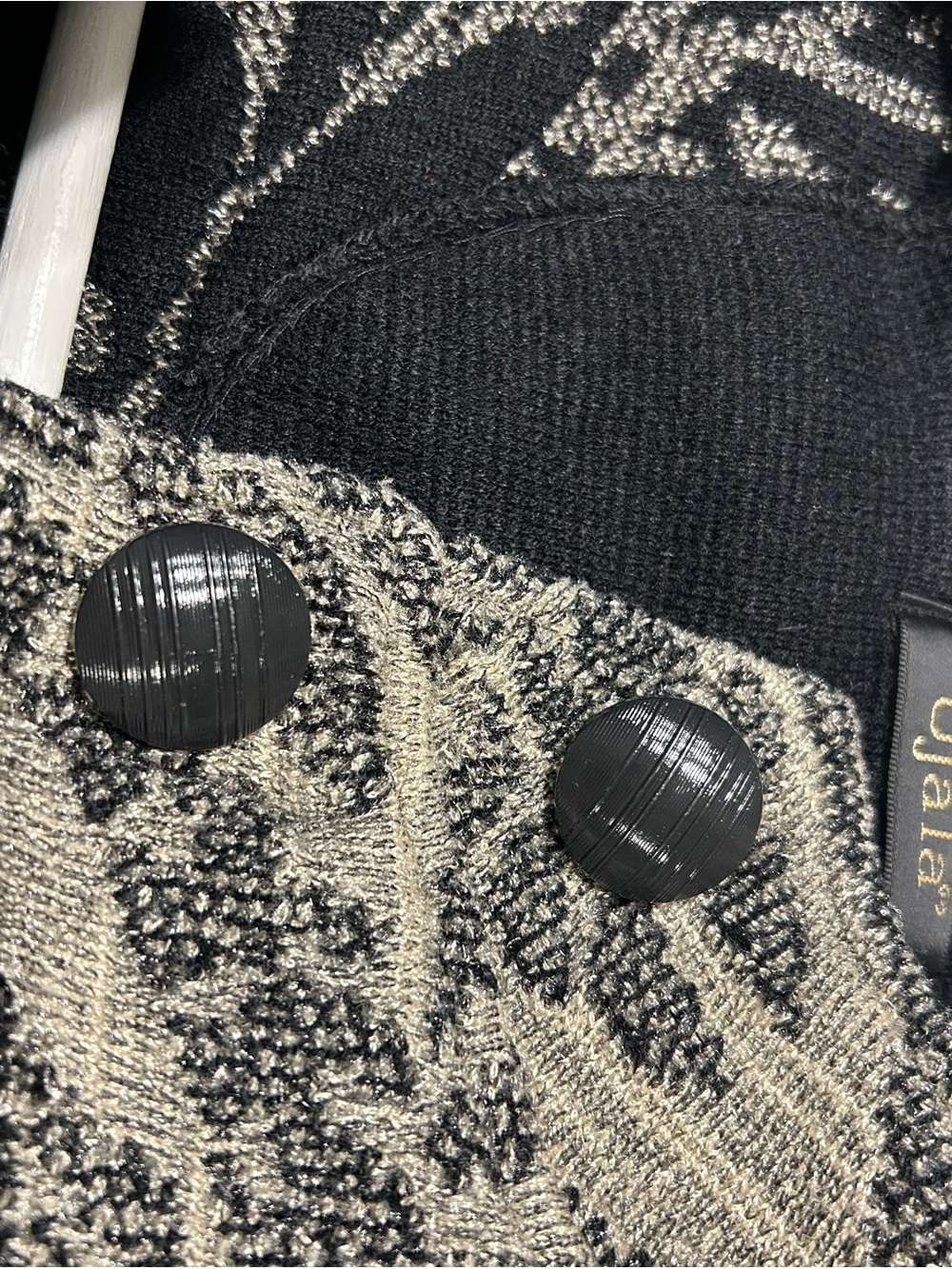 Unstructured Knit Long Jacket - Picture 4 of 4